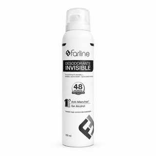 FARLINE Déodorant Invisible Anti-Taches 48h Sans Alcool 150 ml