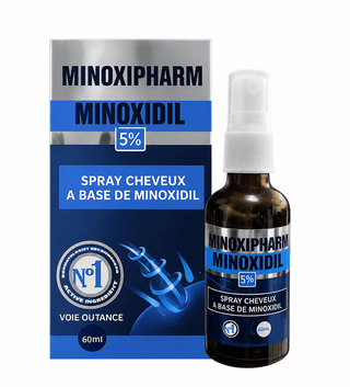 Minoxipharm Minoxidil 5% – Traitement Anti-Chute & Stimulant de Pousse des Cheveux