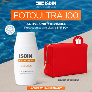 ISDIN FOTO ULTRA 100 ACTIVE UNIFY 50ML = TROUSSE ROUGE OFFERTE