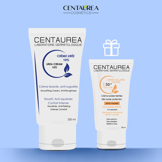 Centaurea Crème Urée 10% 200ml = Crème Solaire Teintée SPF50+ Offerte