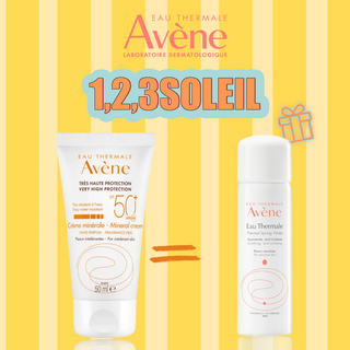 Avène ecran solaire crème minéral spf 50+ – 50ml= Spray d’Eau Thermale Offert