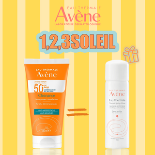 Avène Cleanance Solaire SPF50+ 50ml = Spray d’Eau Thermale Offert