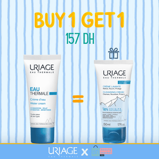 Uriage Eau Thermale Crème d’Eau 40 ml=Crème Lavante 50 ml Offerte