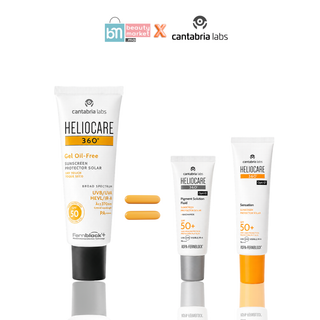 Cantabria Heliocare 360º Gel Oil-Free SPF50 50ml = Mini Sensation  + Mini Pigment Solution Fluid Offerts