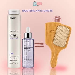 Erayba ZenActive Shampooing Revital Z12R 250ml + Lotion Revital Z18R 100ml = Brosse Offerte