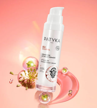 PATYKA Lift Essentiel Crème Rose Lift Éclat Fermeté 50 ml, soin visage bio anti-rides à texture gel-crème rosée, éclat et fermeté, BeautyMarket parapharmacie Maroc.