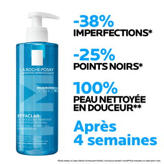 La roche-posay effaclar gel moussant 400 ml