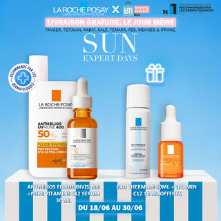 LA ROCHE-POSAY PACK SUMMER GLOW ANTHELIOS SHAKA FLUIDE + PURE VITAMIN C12 SERUM ECLAT 30M