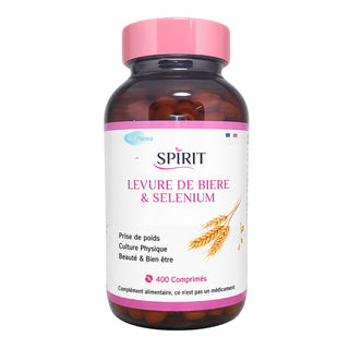 Spirit Levure de Biere & Selenium 400 Comprimes