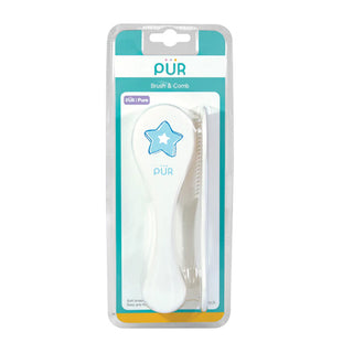 PUR BROSSE ET PEIGNE BLEU
