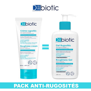 D-BIOTIC PACK CRÈME RUGOSITÉS 150 ML = GEL RUGOSITÉS 240 ML OFFERT