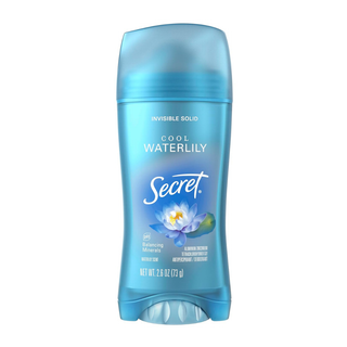Secret Invisible Solid Antiperspirant Deodorant Waterlily 73g