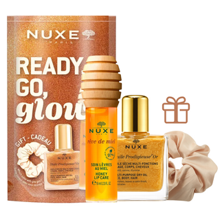 NUXE Coffret Ready, Go, Glow – 2 Produits = Chouchou Offert