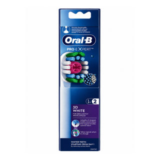 ORAL-B 2 RECHARGES POUR BROSSE ELECTRIQUE 3D White