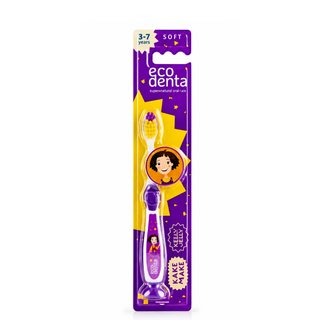 ECODENTA Brosse à Dents Soft Enfants 3-7 Ans