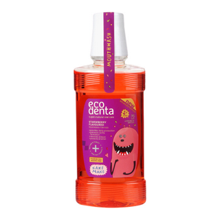 ECODENTA Bain de Bouche Enfants Goût Fraise 250ml