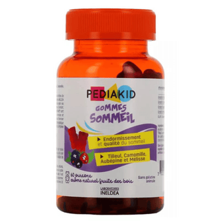 Pediakid Gommes Sommeil – 60 Oursons Goût Fruits des Bois