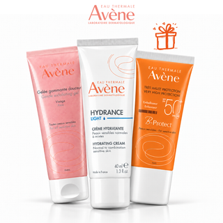 Avène Gelée Gommante Douceur 75 ml + Hydrance Light 40 ml + B-Protect SPF50+ 30 ml Offert