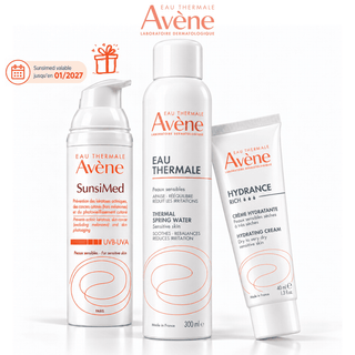 Avène Hydrance Riche 40 ml + Spray d’Eau Thermale 300 ml = Sunsimed KA SPF50+ 80 ml Offert