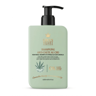 Green Velvet Somacem Shampooing Anti-Chute au CBD – 250 ml
