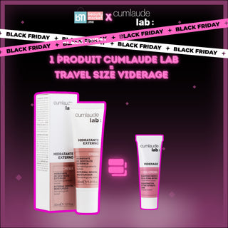 Cumlaude Lab Hydratant Externe Crème 30ml – Crème Intime Hydratante & Apaisante pour Zone Vulvaire– Offert : Viderage Travel Size