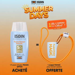 ISDIN Fotoprotector Fusion Water Magic SPF50 50ml = Coque Écran Offerte