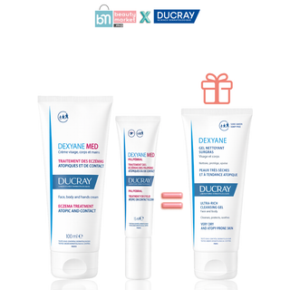 Ducray Dexyane MeD Crème 100ml + Palpébral 15ml = Gel Nettoyant 100ml Offert