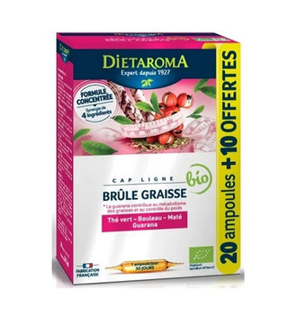 DIETAROMA CAPLIGNE brûle graisse + élimination ampoules 30 ampoules