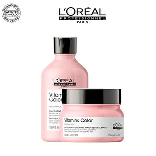 L'OREAL PROFESSIONNEL VITAMINO COLOR SHAMPOOING 300 ML + MASQUE 250ML