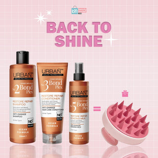 URBAN CARE PACK REPAIR SHAMPOOING + APRÈS-SHAMPOOING + LEAVE-IN = SCALP OFFERTE
