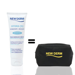 NEW DERM CREME HYDRA S SENSIBLE PEAUX NORMALES A SECHES 50 ML = Trousse OFFERTE