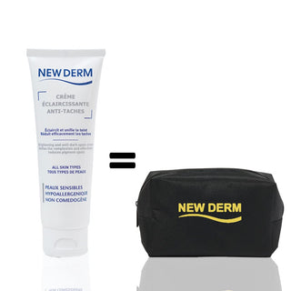 NEW DERM CREME ECLAIRCISSANTE ANTI TACHE 50 ML = Trousse OFFERTE