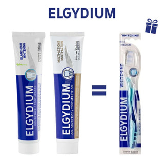 ELGYDIUM PACK DENTIFRICE BLANCHEUR +MULTI ACTIONS = BROSSE MICRO OFFERT