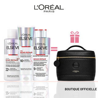 L'oréal paris Elseve routine bond repair Pré-Shampo 200ML + Démêlant 150 ml + Shampo 200ML = Vanity offerte