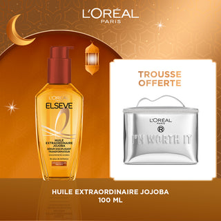 L'ORÉAL PARIS ELSEVE HUILE EXTRAORDINAIRE JOJOBA 100ML = TROUSSE OFFERTE