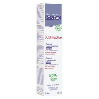 Jonzac Sublimactive Crème Régénérante Nuit 40 ml – Soin Anti-Âge & Hydratant