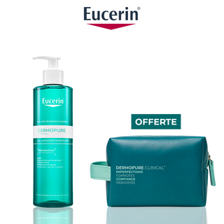 EUCERIN DERMOPURE GEL NETTOYANT 200ML = TROUSSE OFFERTE