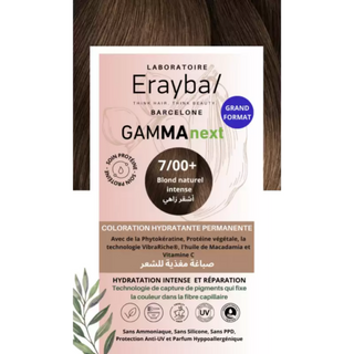 Erayba Gamma Next Coloration 7/00+ Blond Natural intense Coloration Hydratante Permanente