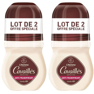 CAVAILLÈS OFFRE SPECIAL LOT DE 2 DEODORANT ANTI-TRANSPIRANT CONTRÔLE 48H ROLL-ON X 2