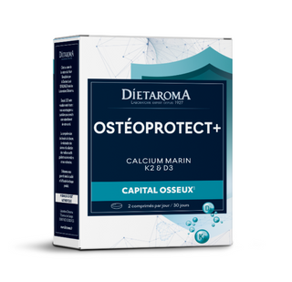 DIETAROMA Ostéoprotect+ Calcium Marin, vitamines K2 & D3 60 comprimés