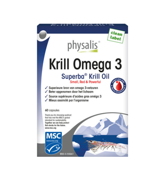 PHYSALIS KRILL OMEGA 3 60 CAPSULES