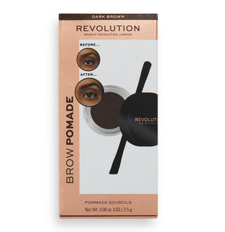 REVOLUTION BROW POMADE DARK BROWN