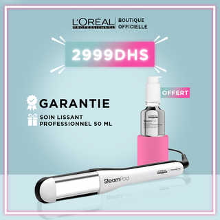 L'OREAL PROFESSIONNEL STEAMPOD 4.0 =  SOIN LISSANT PROFESSIONNEL 50 ML OFFERT