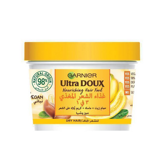 GARNIER ULTRA DOUX HAIR FOOD MASQUE NOURISSANT MULTI- USAGES À LA BANANE 390 ML