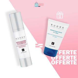 kuora sérum comblement rides aux biomembranes et à l'acide hyaluronique 50 ml  = CRÈME MAINS RÉPARATRICE À L'URÉE 5% 50ML OFFERTE