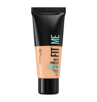 MAYBELLINE FIT ME FOND DE TEINT LIQUIDE MATTE + PORELESS 30ML 120 BEIGE ROSÉ