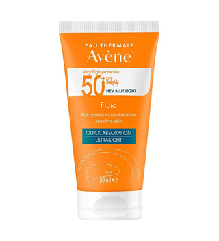 Avène Solaire سائل حماية عالي جدًا – عامل حماية من الشمس 50+ – 50 مل