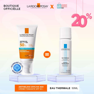 LA ROCHE POSAY Anthelios Ultra crème Invisible spf 50+ 50ml = Eau Thermale 50ML OFFERT