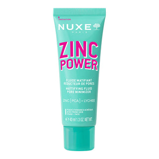 NUXE ZINC POWER FLUIDE MATIFIANT REDUCTEUR DE PORES 40 ML