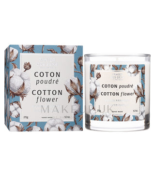 PANIER DES SENS Bougie parfumée cire végétale Parfum Coton Poudré 275G